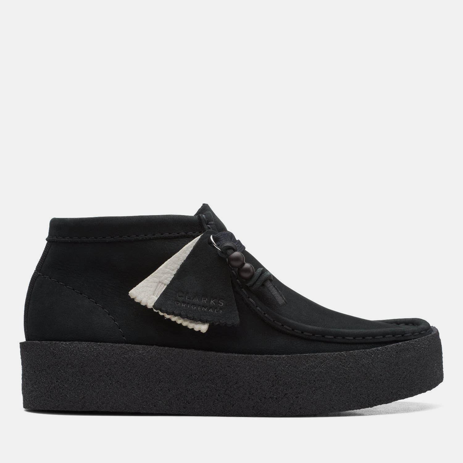 Boty Clarks Originals Black 7790238 Wallabee Cup Boots - 1