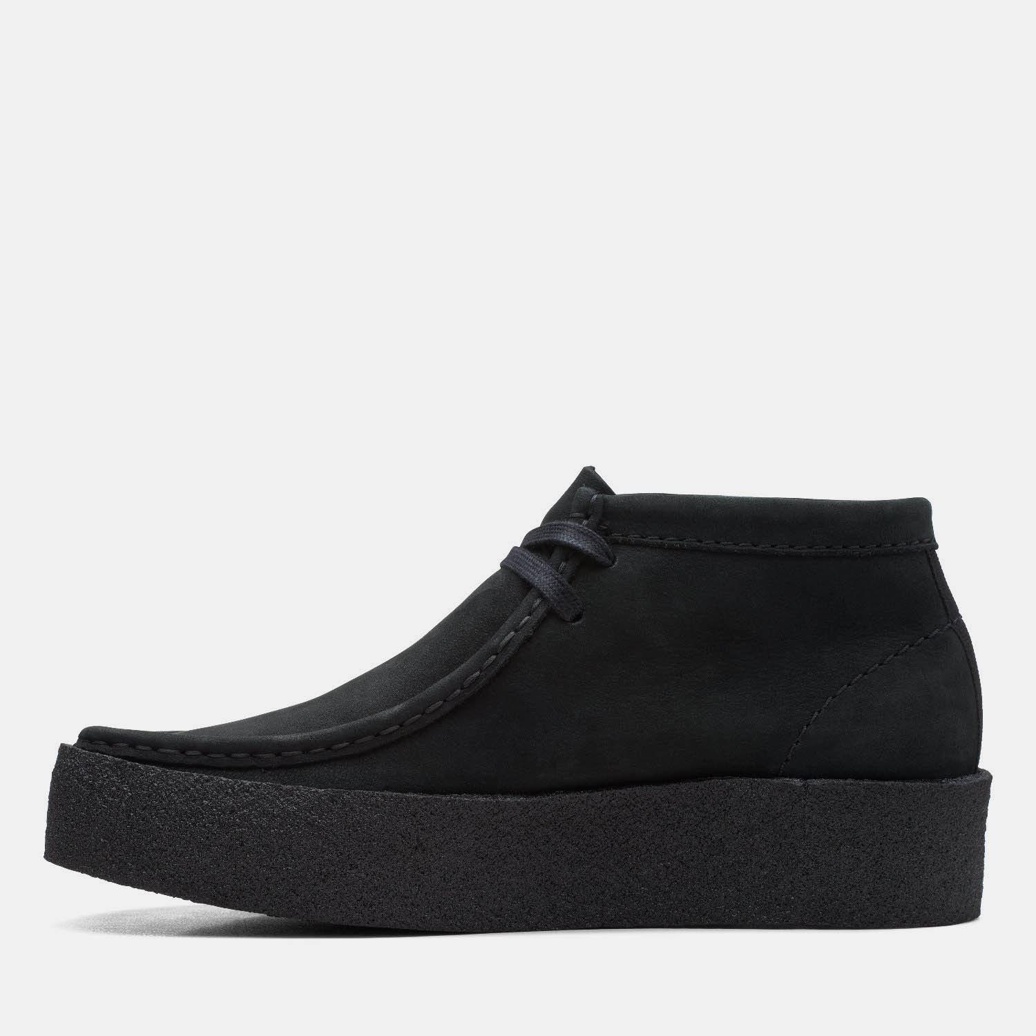 Boty Clarks Originals Black 7790238 Wallabee Cup Boots - 5