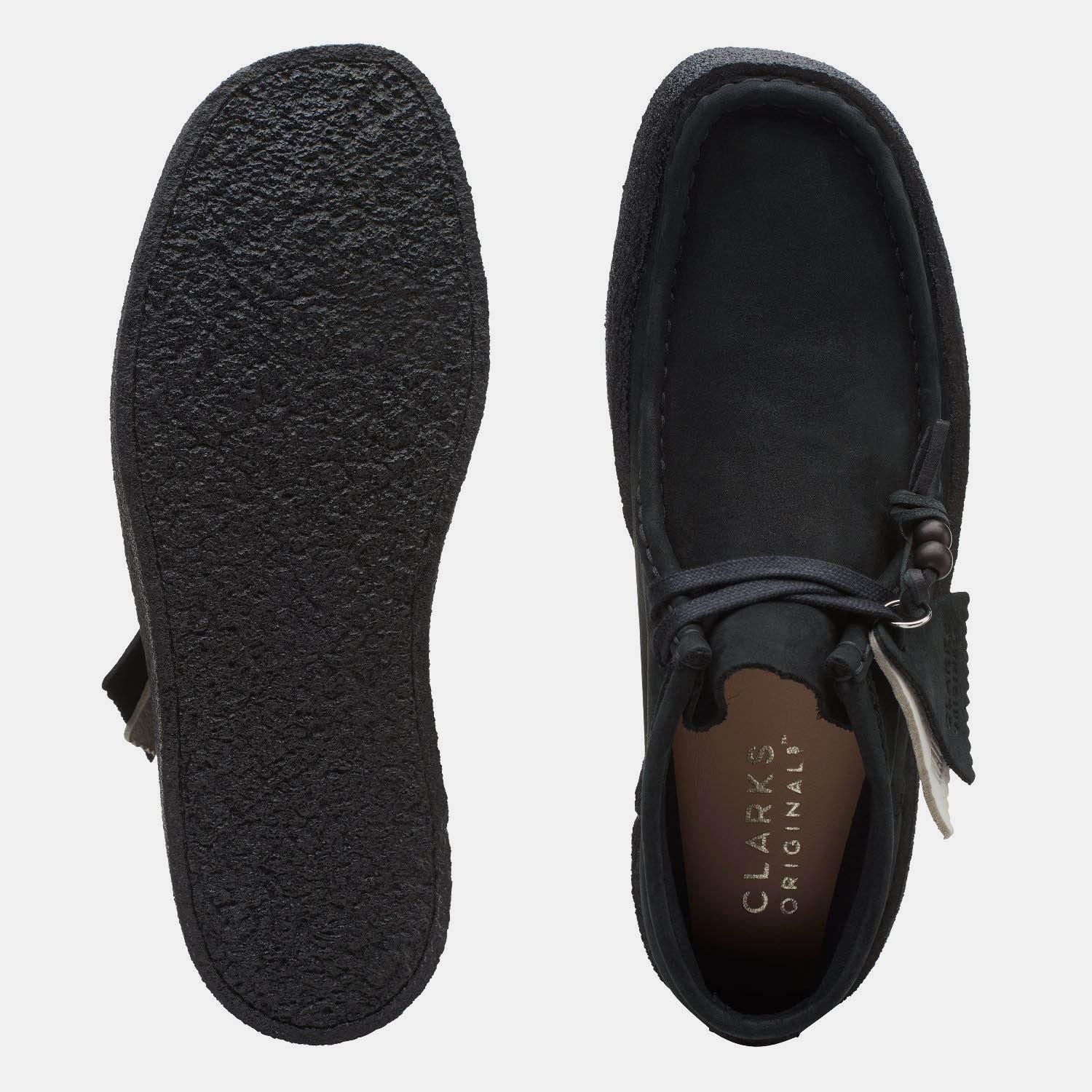 Boty Clarks Originals Black 7790238 Wallabee Cup Boots - 7