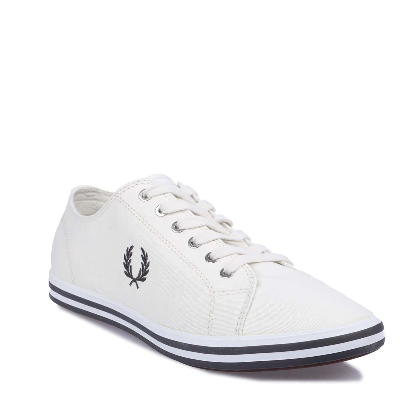 Tenisky Fred Perry White 2303572 Kingston Twill Trainers - 2