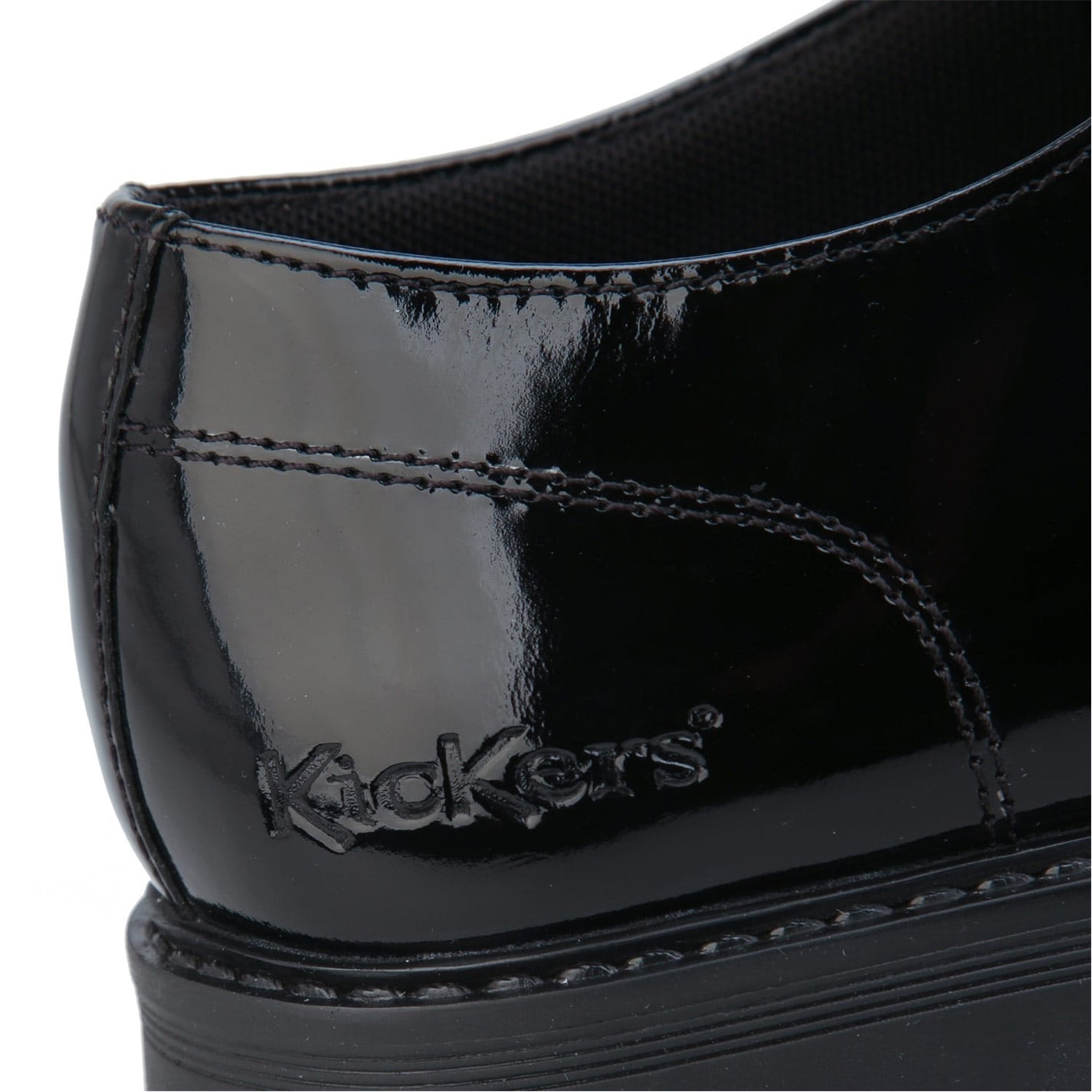 Tenisky Kickers Black 5399722 Finley Lace Up Patent Shoes - 6