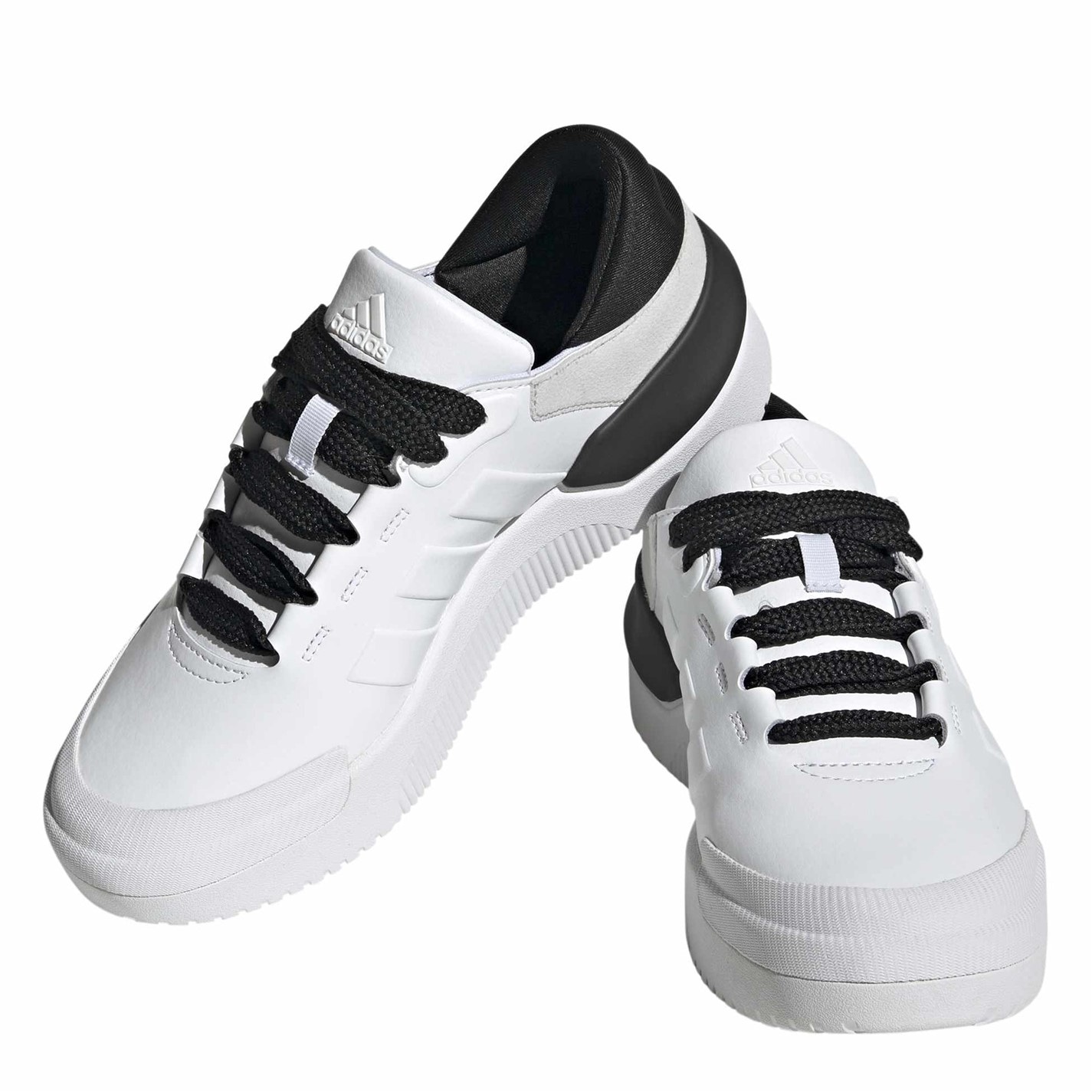 Tenisky adidas White Black 7219594 Court Funk Athletic Trainers - 3