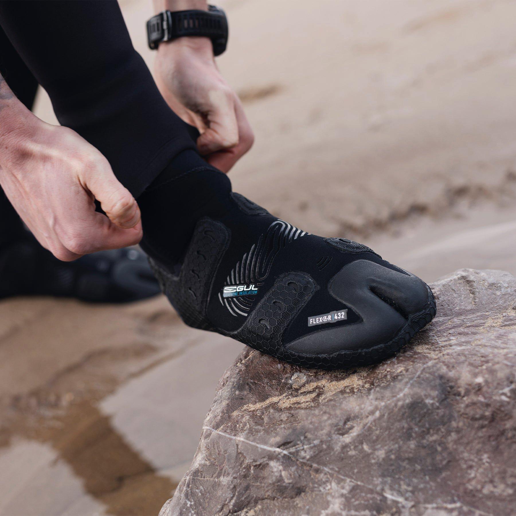 Boty Gul Recore/Black 9099265 FLEXOR 4/3/2MM SPLIT TOE WETSUIT BOOT - 2