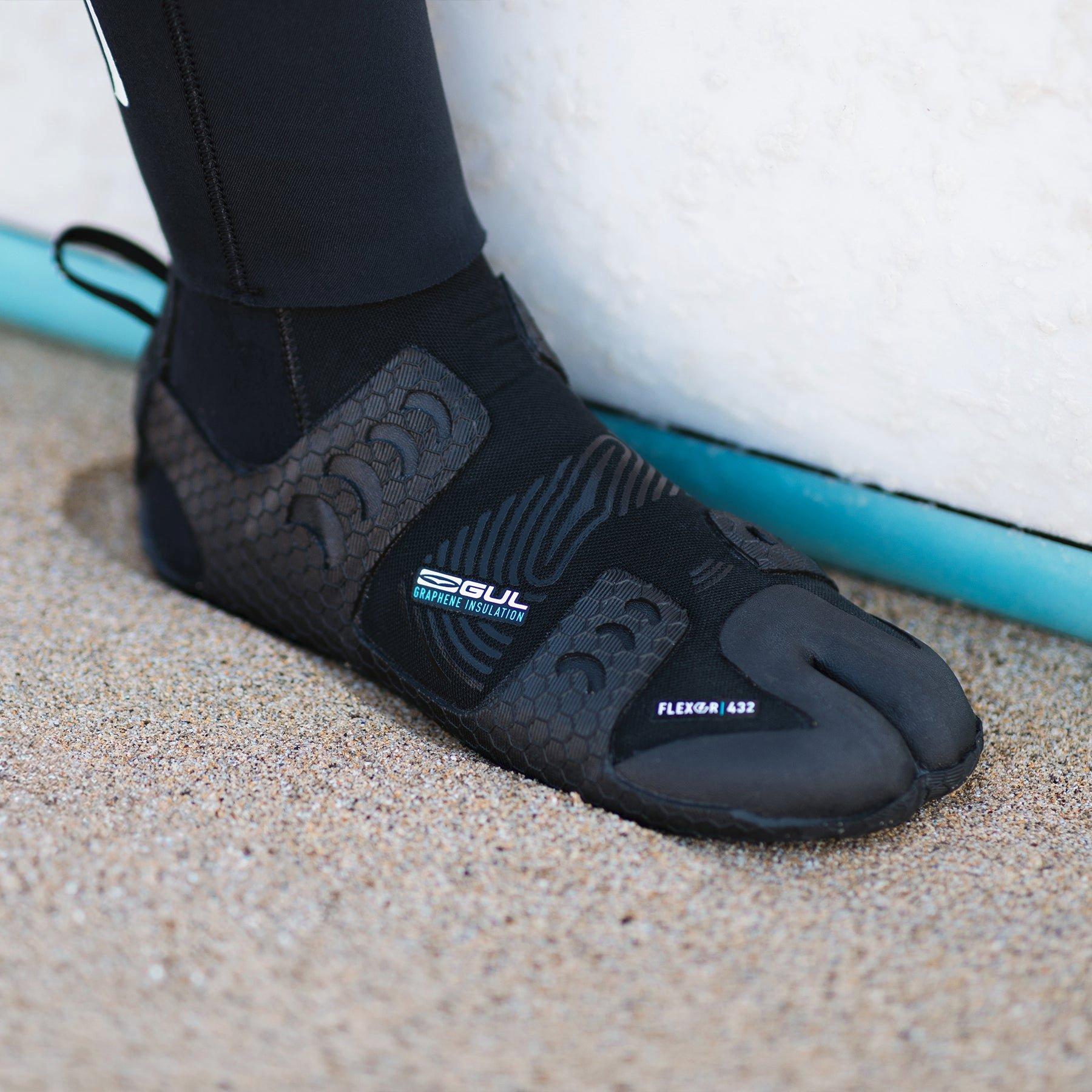 Boty Gul Recore/Black 9099265 FLEXOR 4/3/2MM SPLIT TOE WETSUIT BOOT - 6