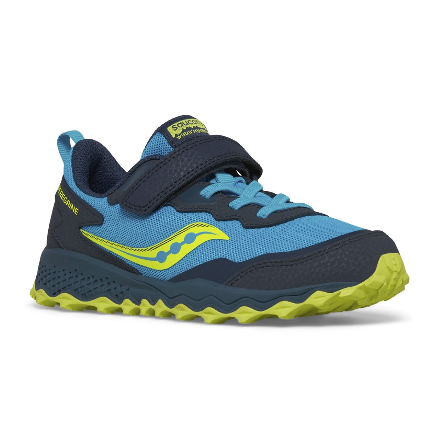Tenisky Saucony Navy Yellow 4833666 Peregrine 15 Running Shoe - 1