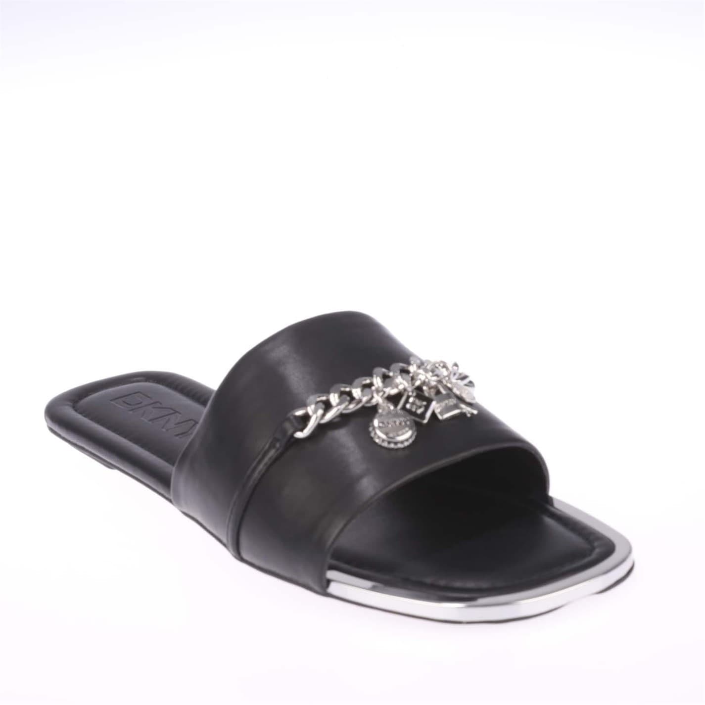 DKNY Black 272162 Holden Charms Flat Sandals - 3