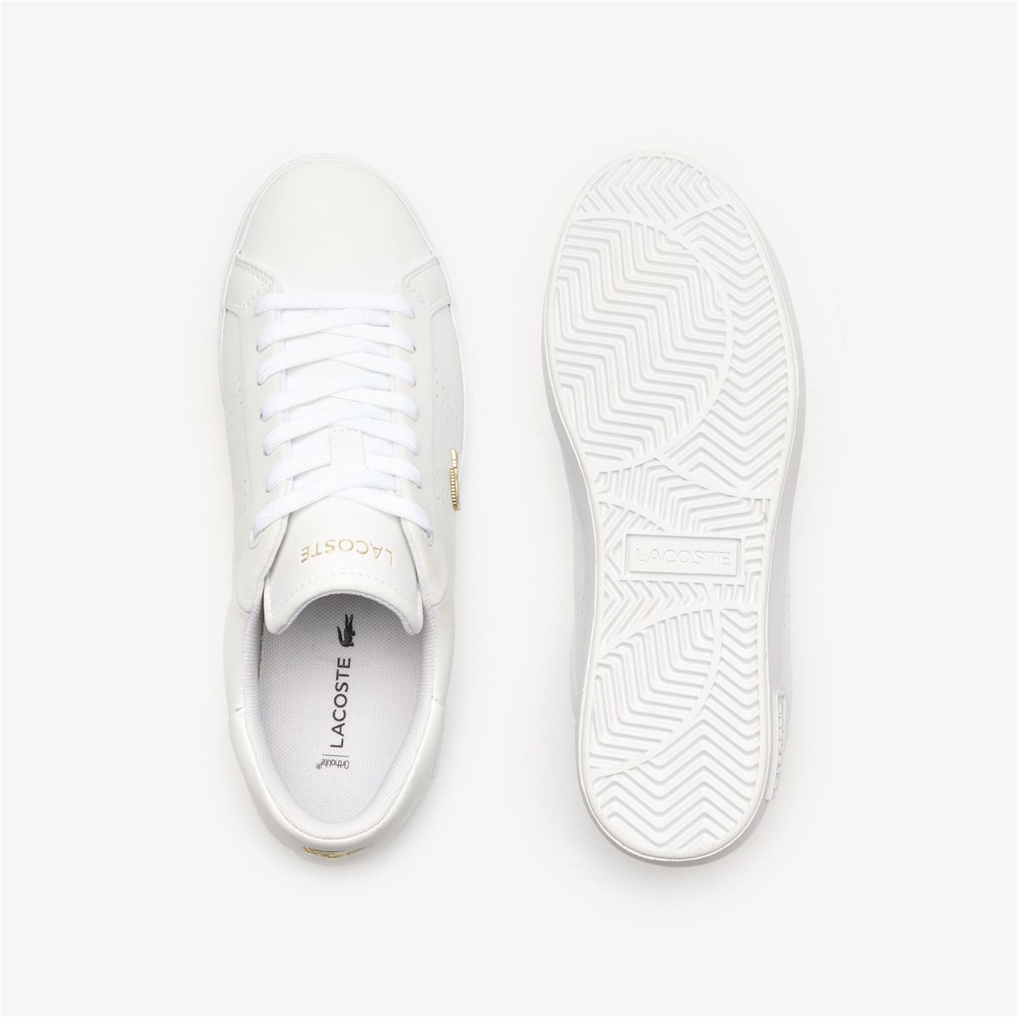 Tenisky Lacoste White gold 949377 Powercourt 2.0 Trainers - 4