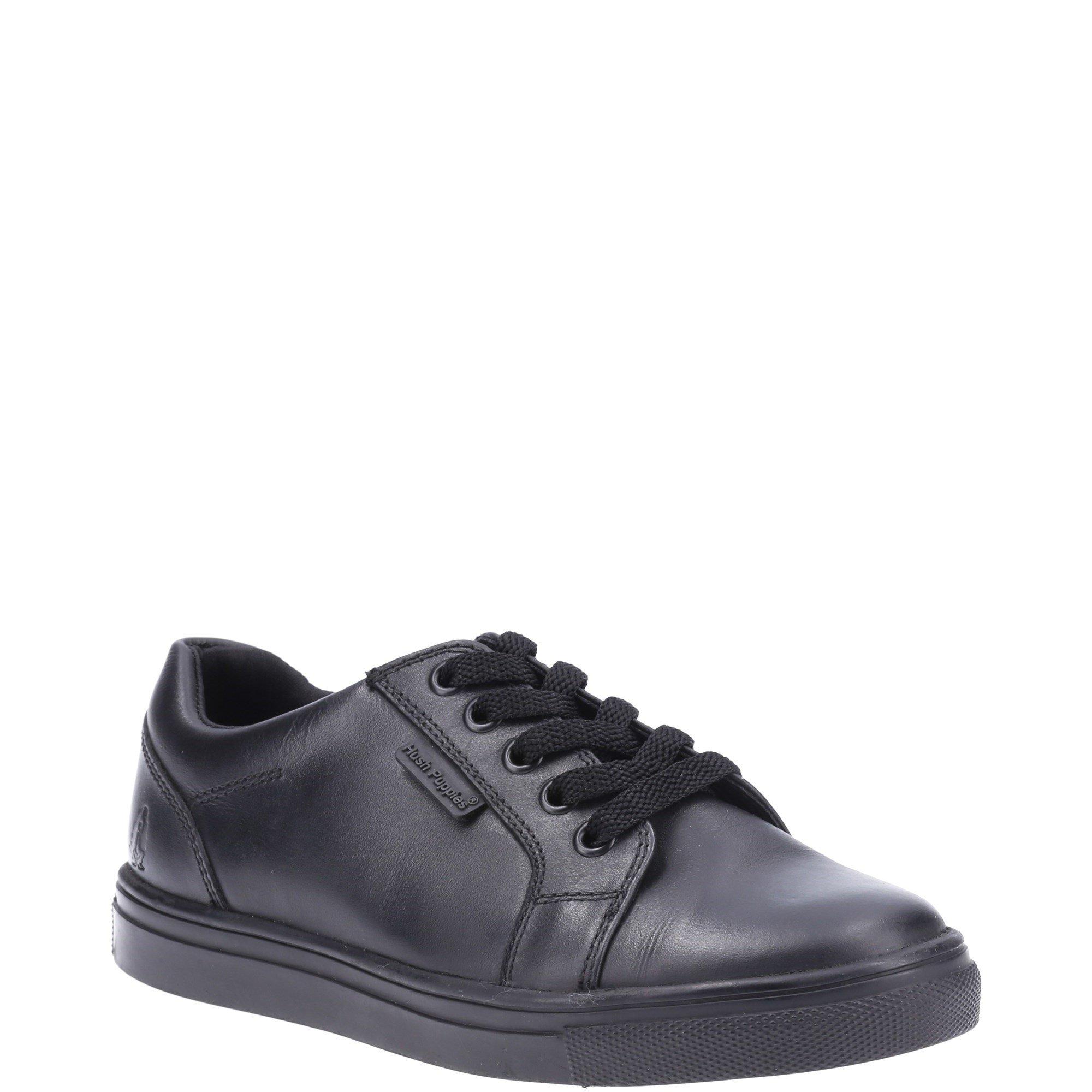 Boty Hush Puppies Black 1595357 Sam Junior School Shoe - 2