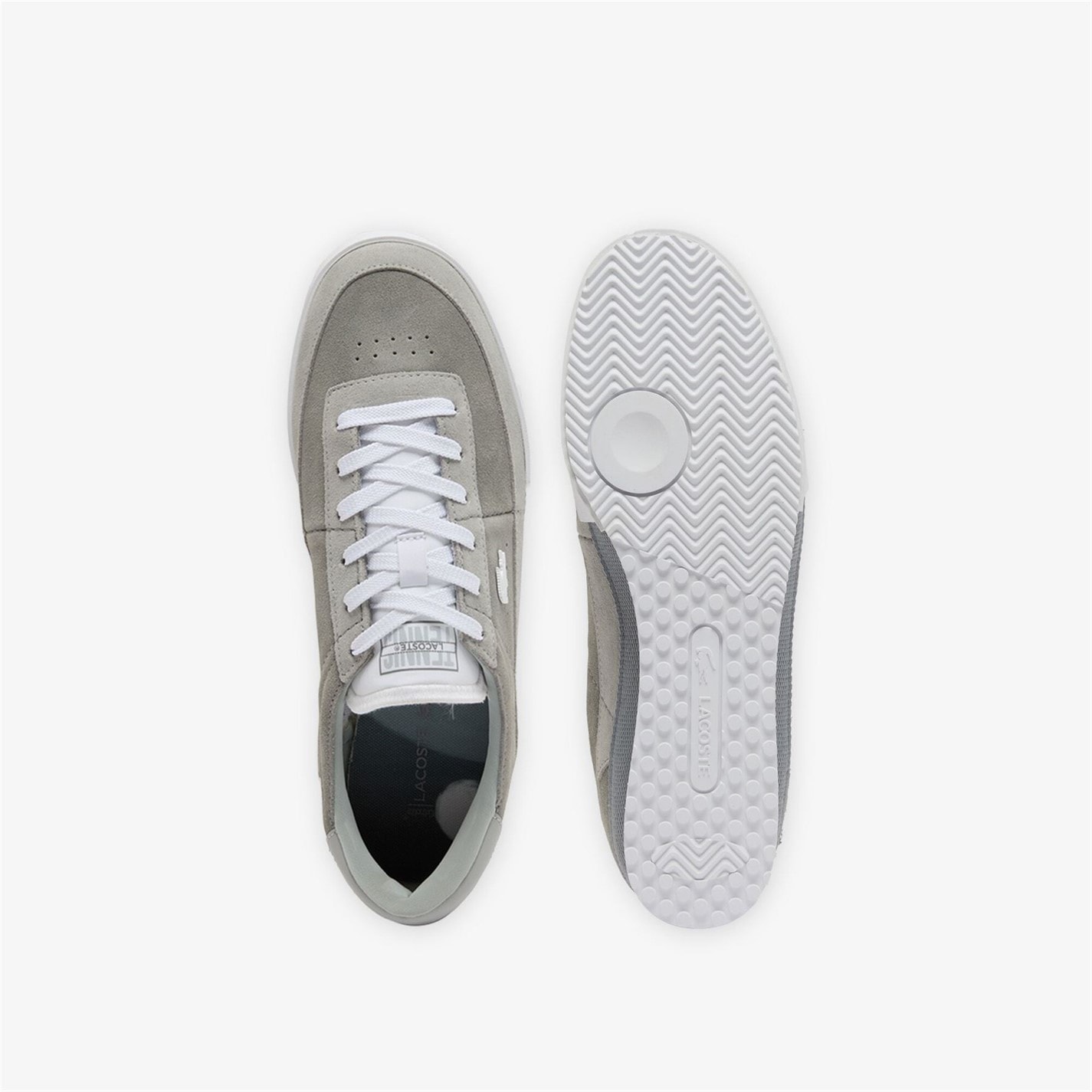 Tenisky Lacoste Grey White 790266 Aura Trainers - 4