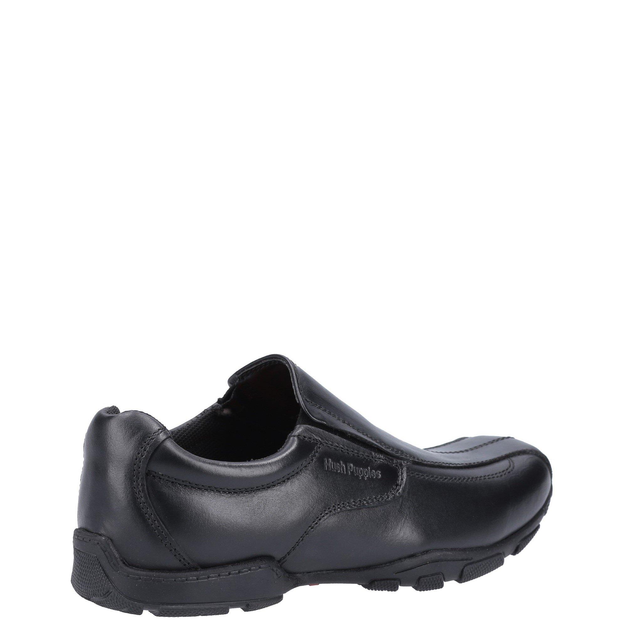Boty Hush Puppies Black 2139352 Elijah Senior School Shoe - 3