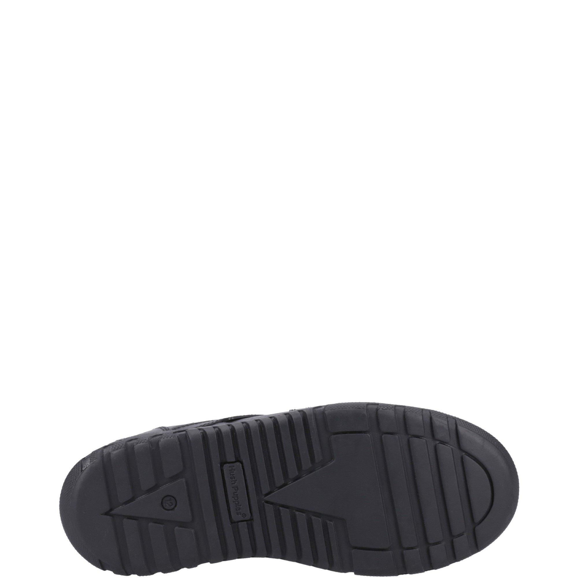 Boty Hush Puppies Black 7243771 Spencer Junior Shoe - 4