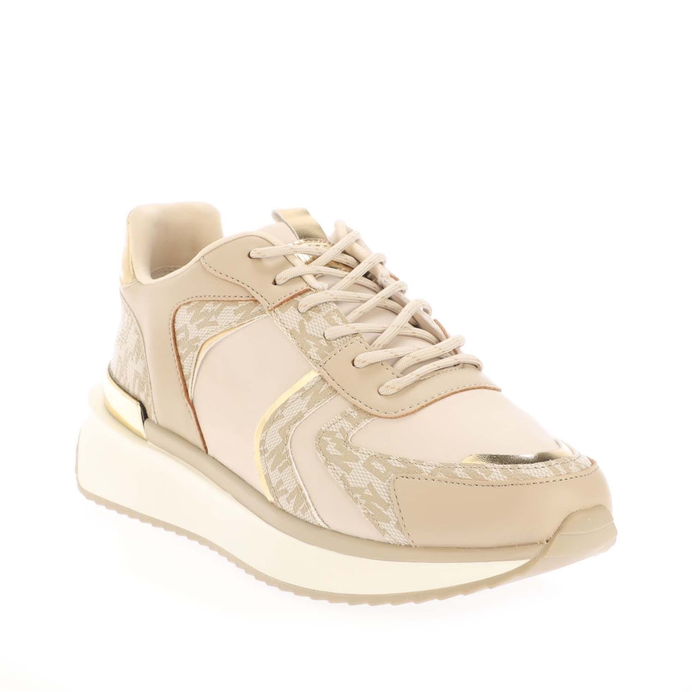 Tenisky DKNY Off White 5136983 Amity Lace Up Trainers - 1