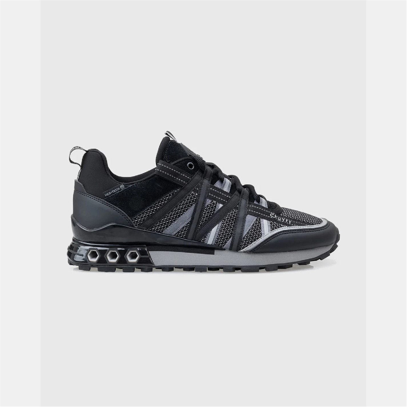 Tenisky Cruyff Black Grey 3370178 Fearia Hex-Tech Trainers - 1