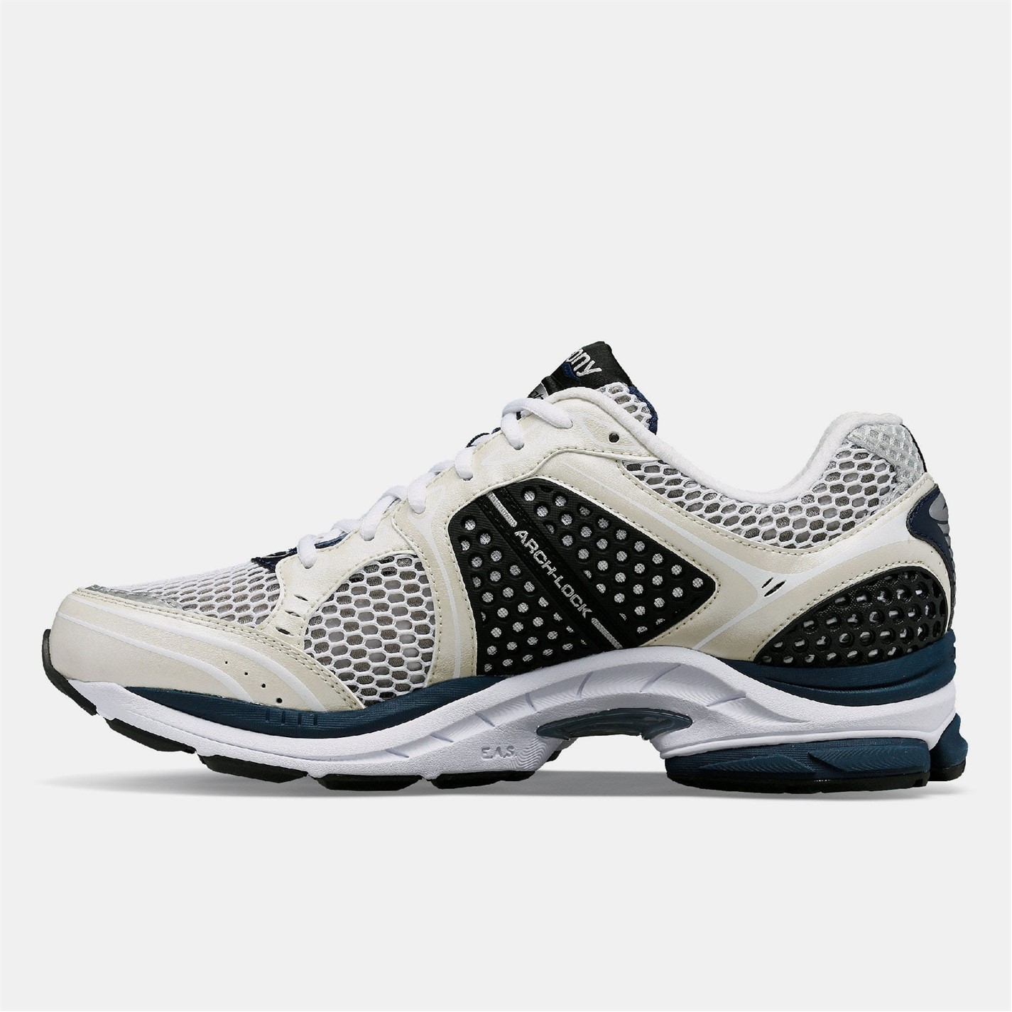 Tenisky Saucony White Navy 5768183 Progrid Triumph 4 Running Shoe - 3