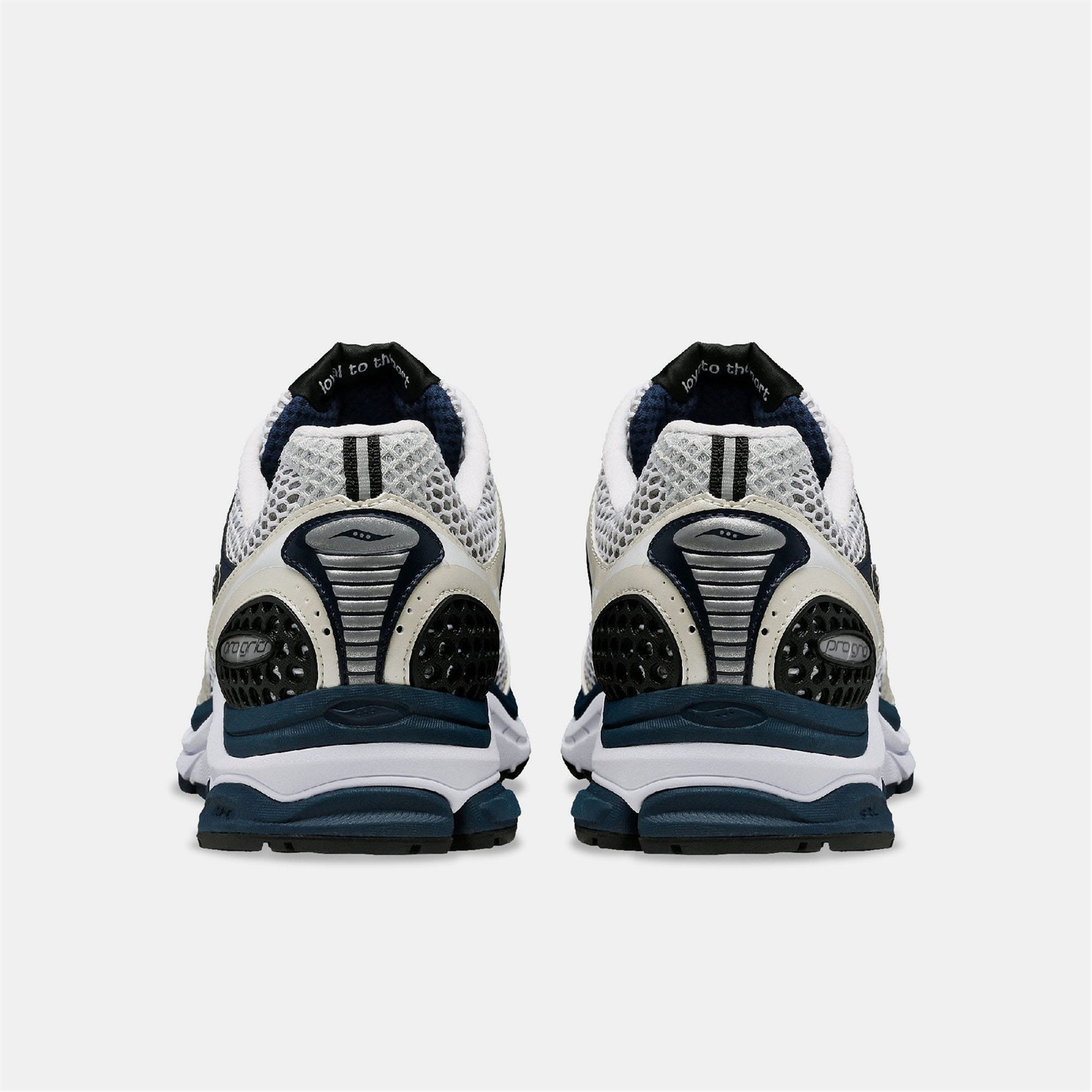Tenisky Saucony White Navy 5768183 Progrid Triumph 4 Running Shoe - 4