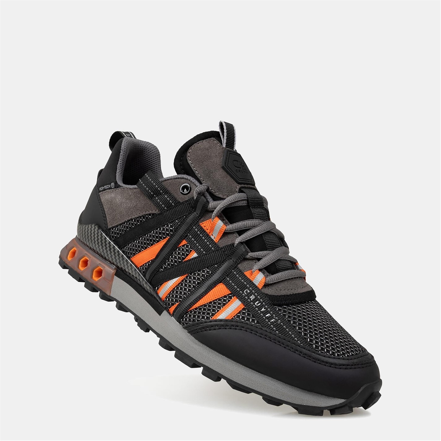 Tenisky Cruyff black orange 6029234 Fearia Hex-Tech Trainers - 3