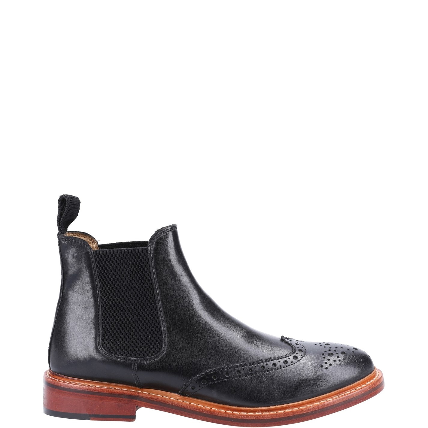 Topánky Cotswold Black 5039259 Siddington Leather Goodyear Welt Boot - 1