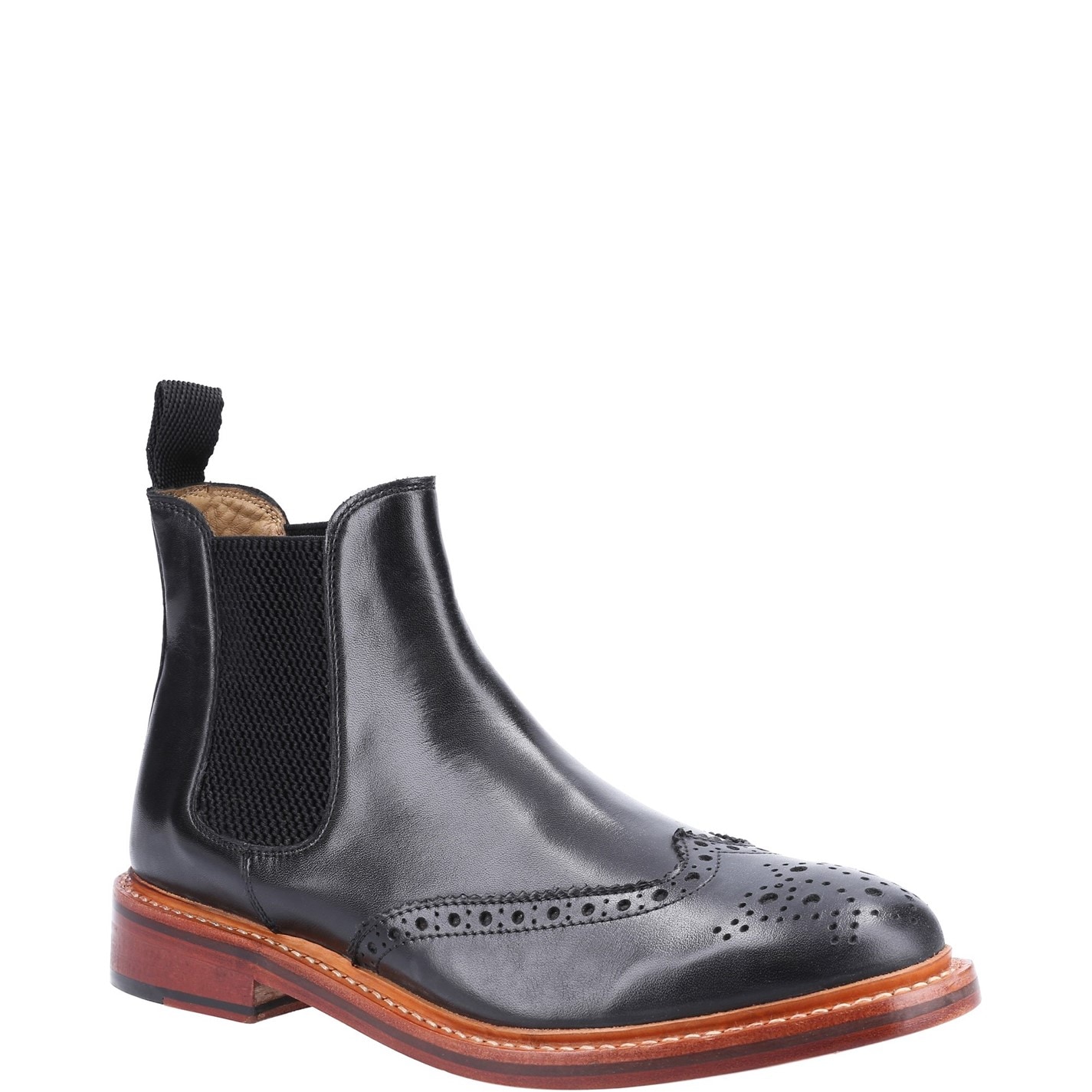 Topánky Cotswold Black 5039259 Siddington Leather Goodyear Welt Boot - 2