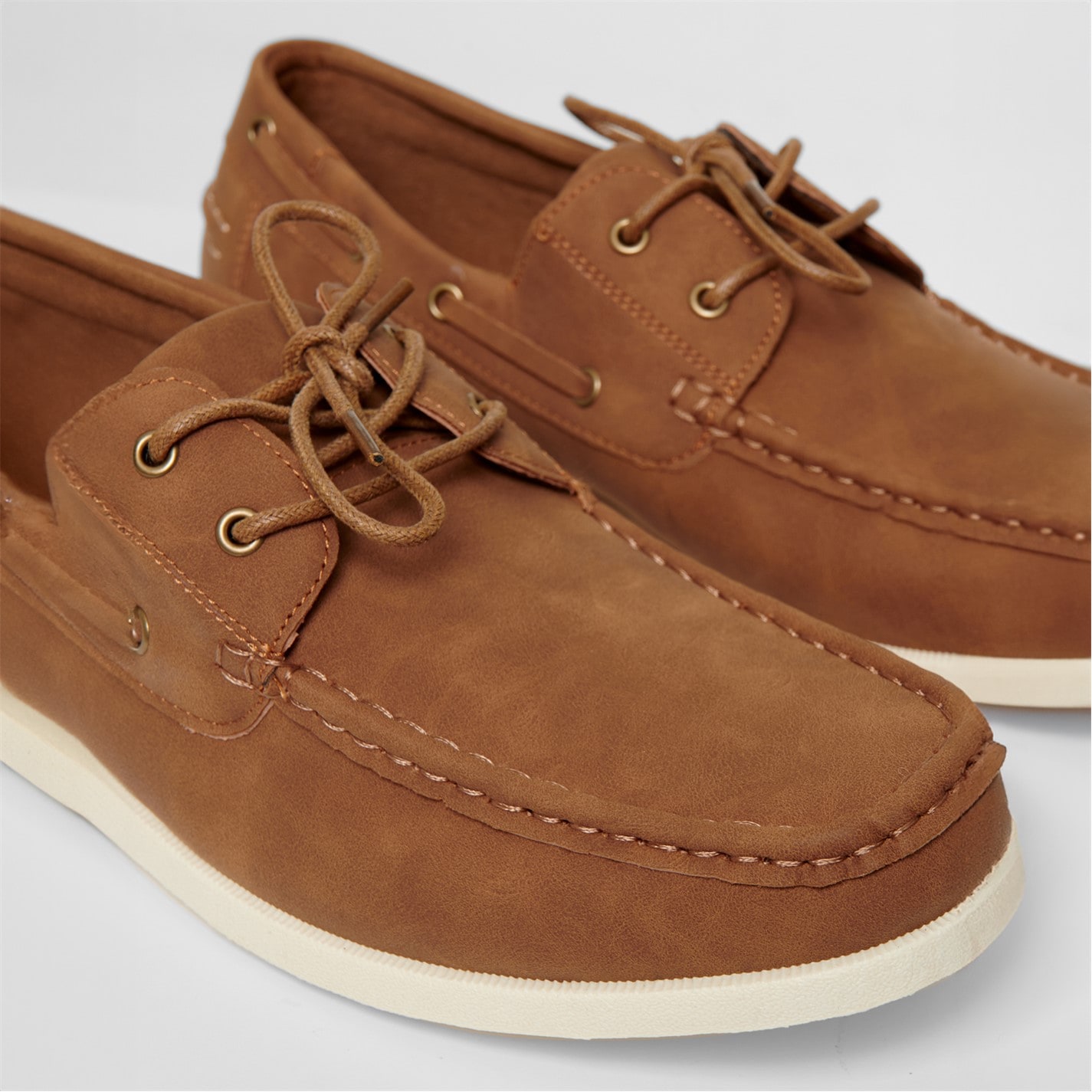 Threadbare Faux Suede Boat Shoes - 2