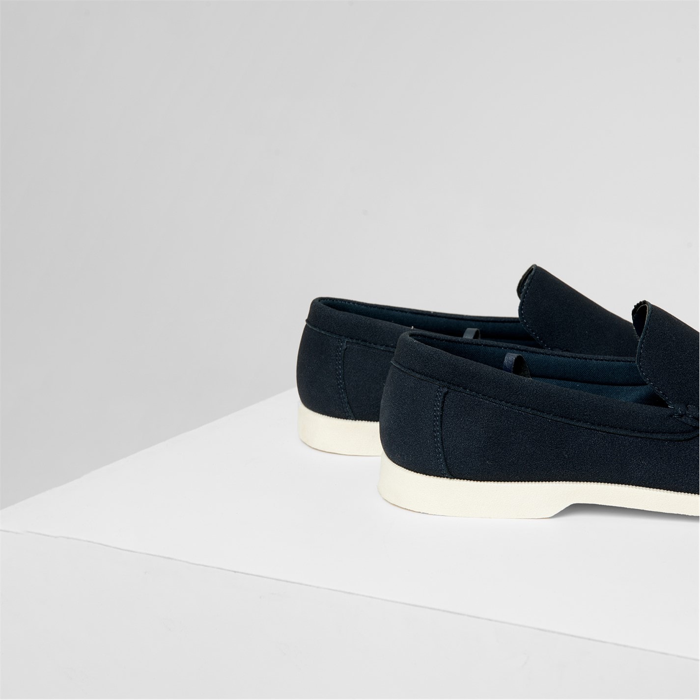 Threadbare Faux Suede Slip On Loafers - 3