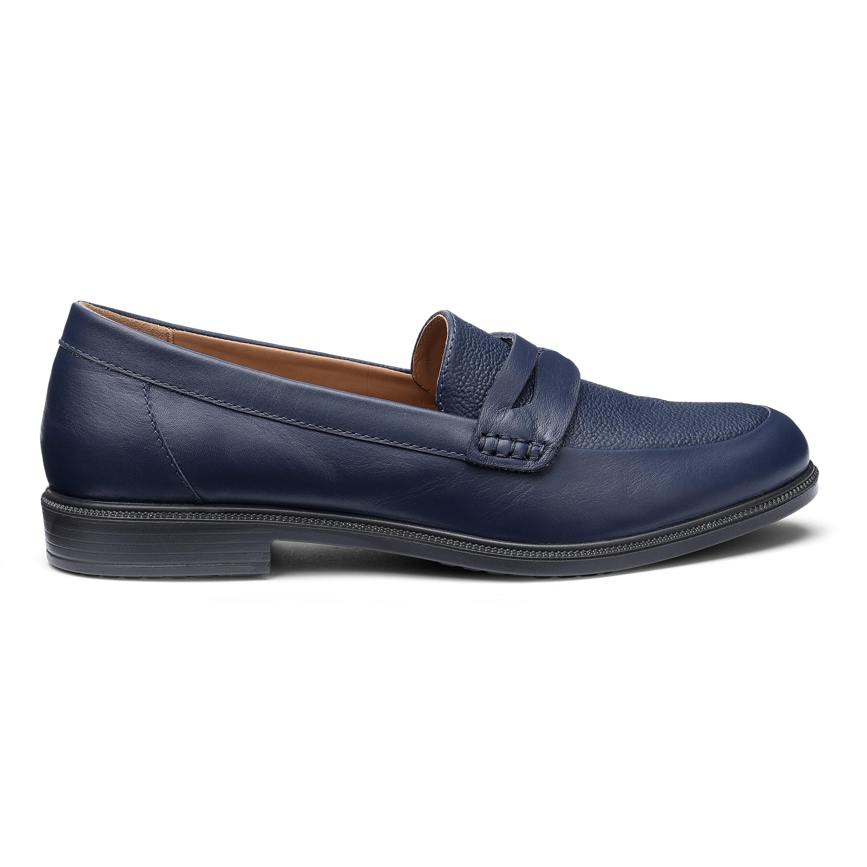 Hotter French Navy 3995473 Dorset Standard Fit Loafers - 1