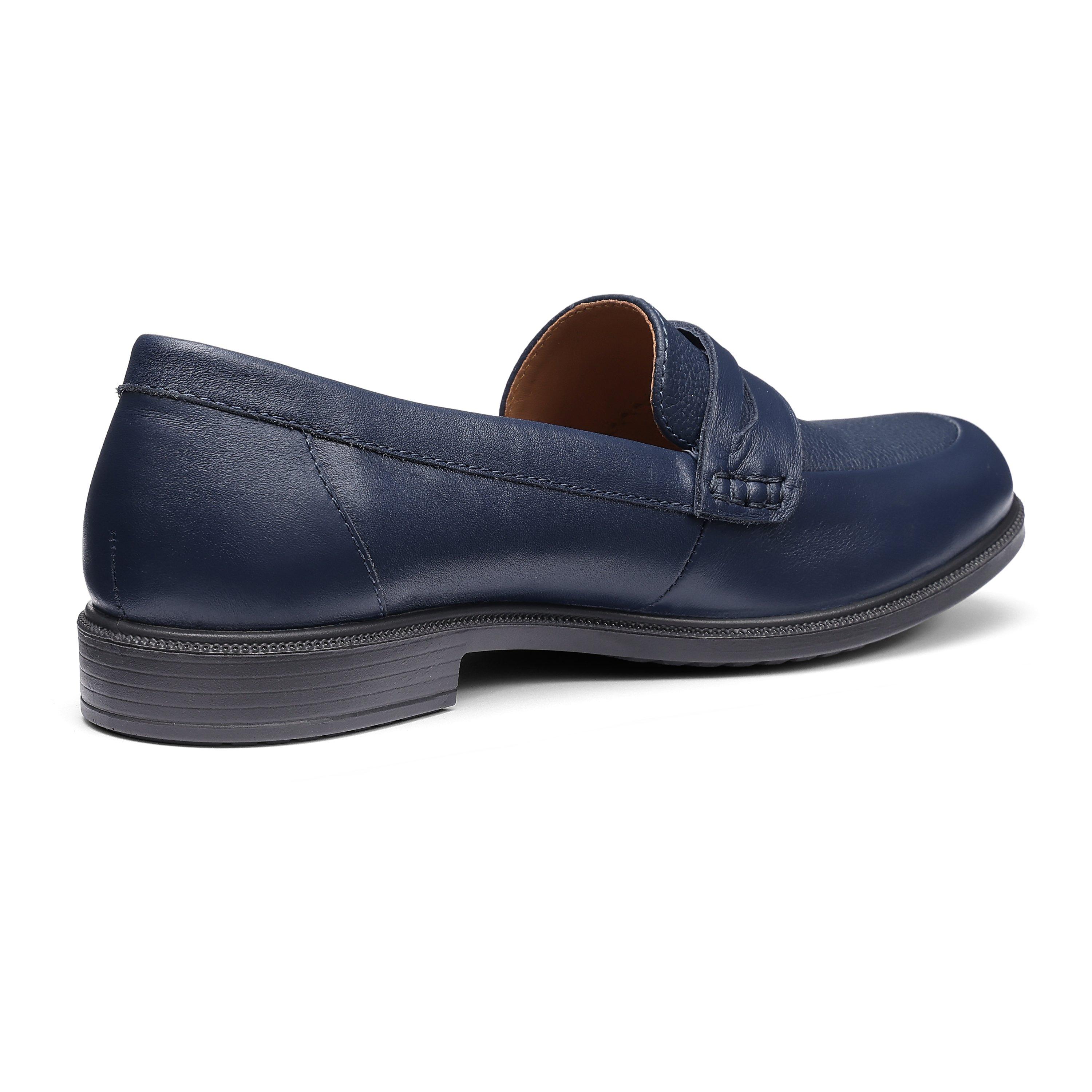 Hotter French Navy 3995473 Dorset Standard Fit Loafers - 4