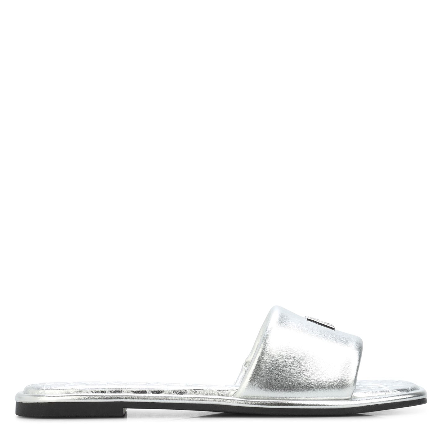 DKNY Silver 7401506 Bunnie Flat Sliders - 1