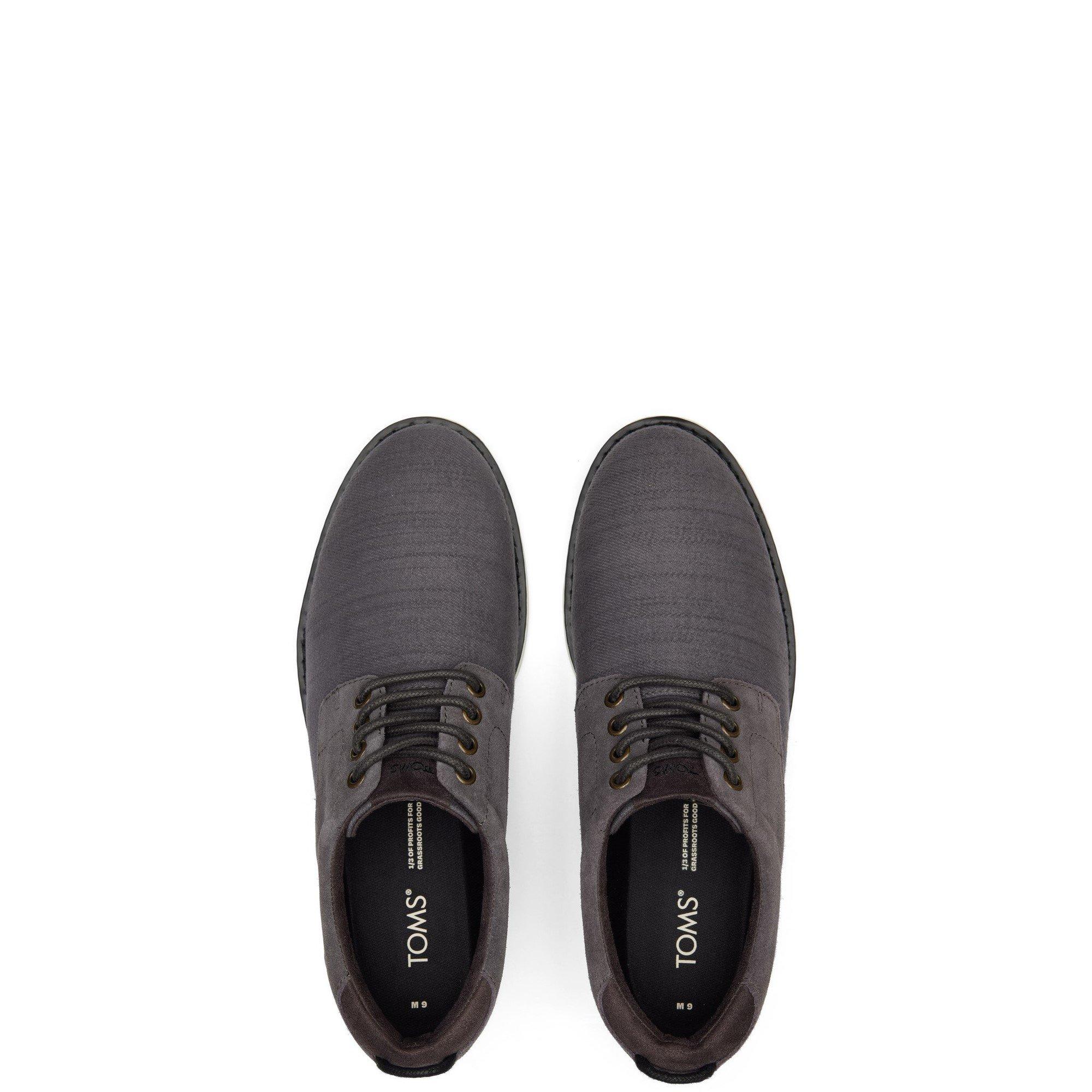 Tenisky Toms Grey 2544725 Men's Navi Oxford Casual Shoes - 3