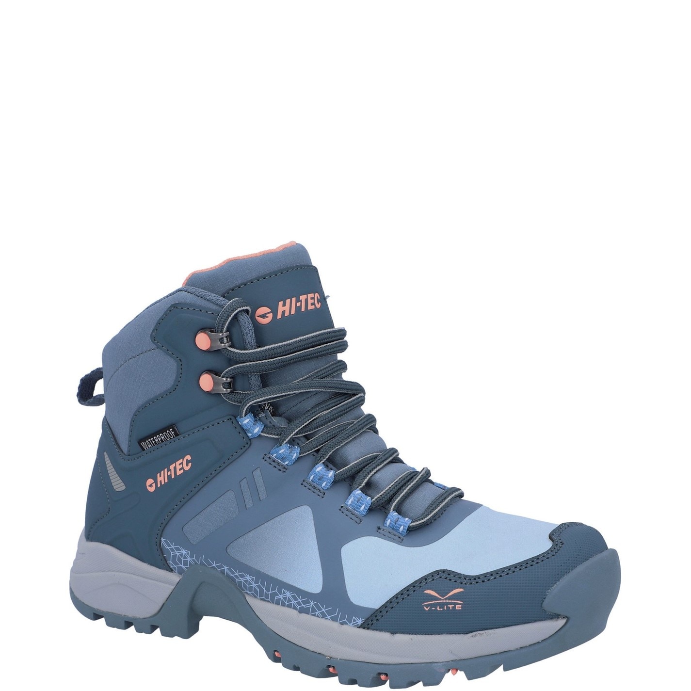 Topánky Hi Tec Turquoise 151689 Women's Waterproof Hiking Shoes - 2