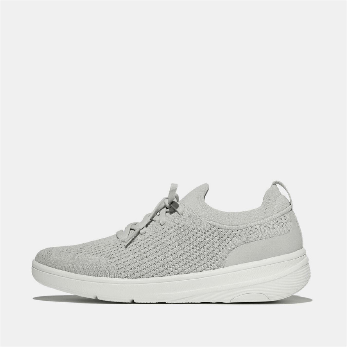Tenisky Fitflop Grey 7029923 Super-Q Knit Slip-On Laced Trainers - 1