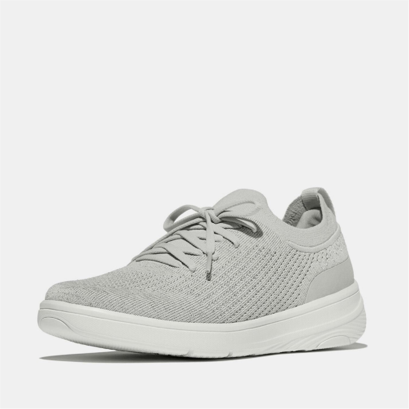 Tenisky Fitflop Grey 7029923 Super-Q Knit Slip-On Laced Trainers - 2