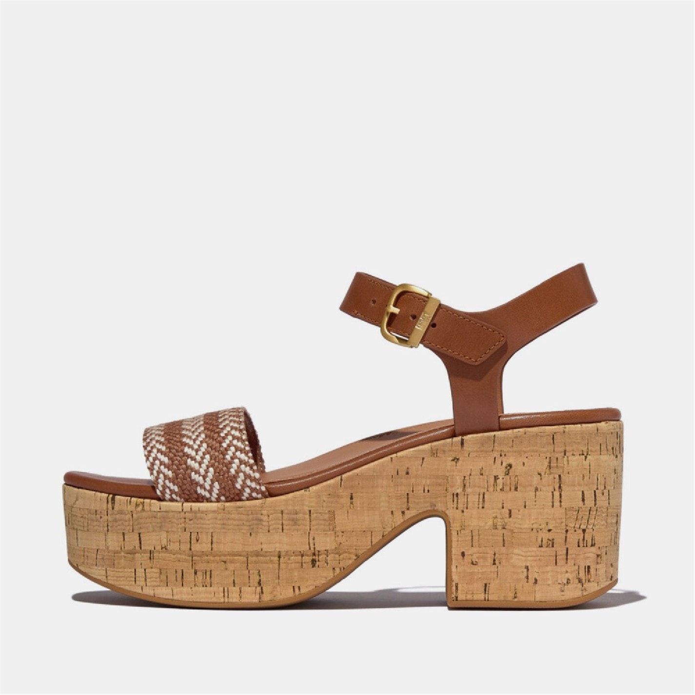 Hush Puppies Tan 2936604 Platfforms Ankle-Strap Sandals - 1