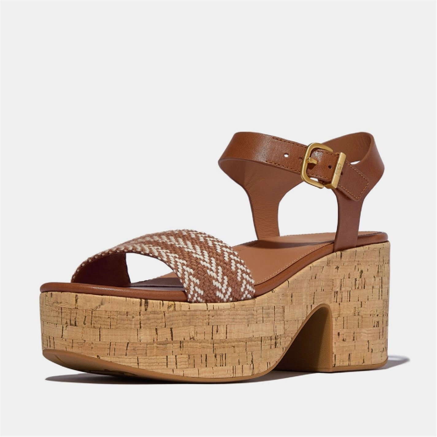 Hush Puppies Tan 2936604 Platfforms Ankle-Strap Sandals - 2