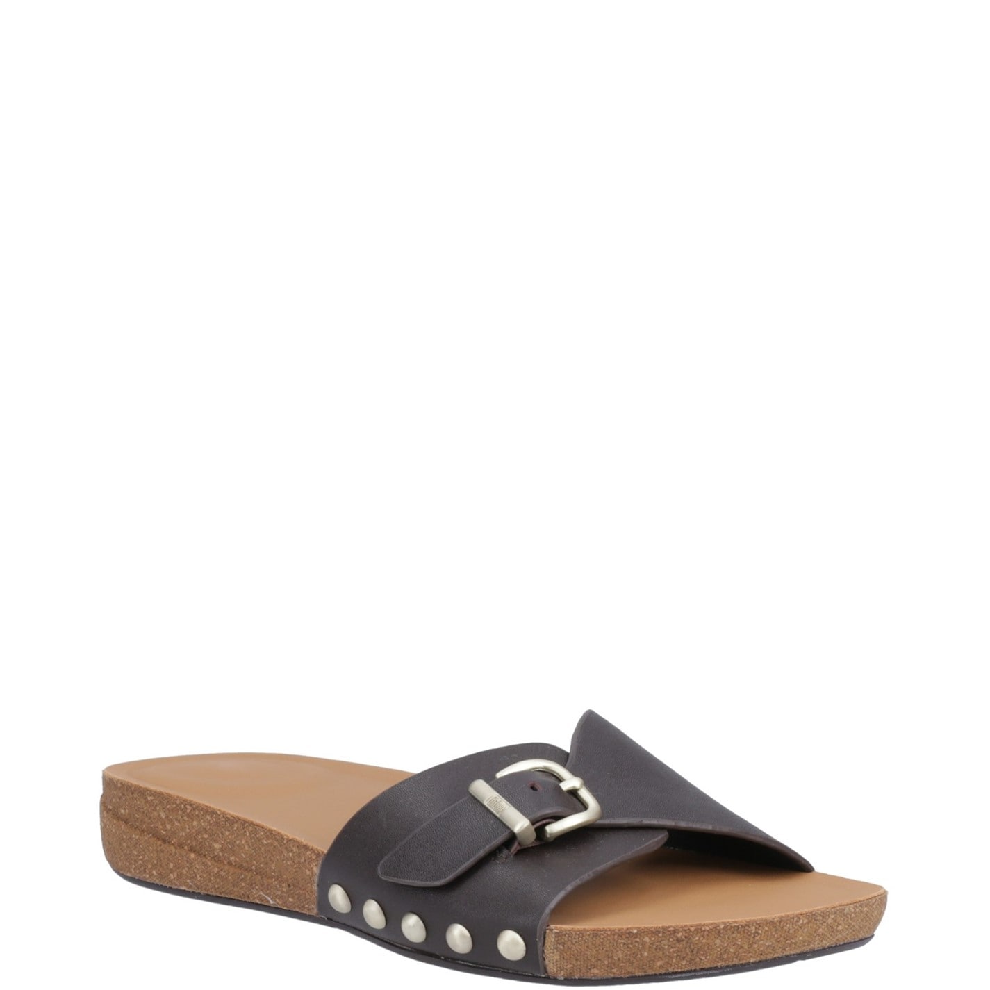 FitFlop Chocolate 4985090 iQushion Adjustable Buckle Slides - 2