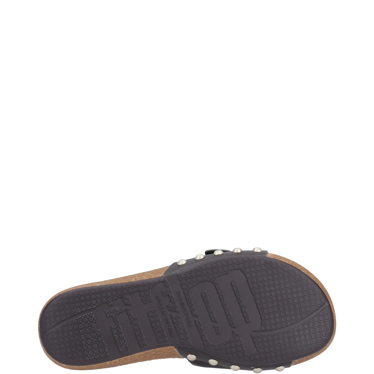 FitFlop Chocolate 4985090 iQushion Adjustable Buckle Slides - 4