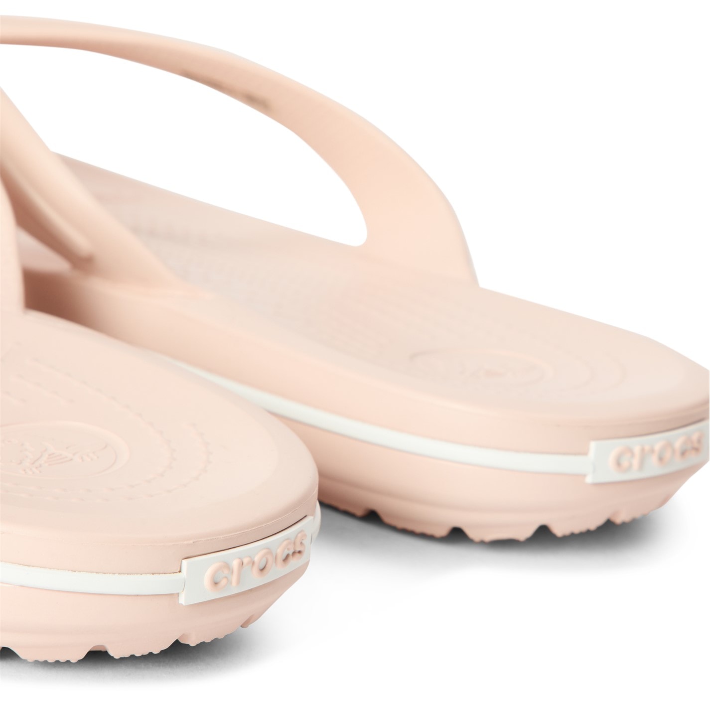 Crocs Off White 1887051 Crocbrand Flip Flop - 3