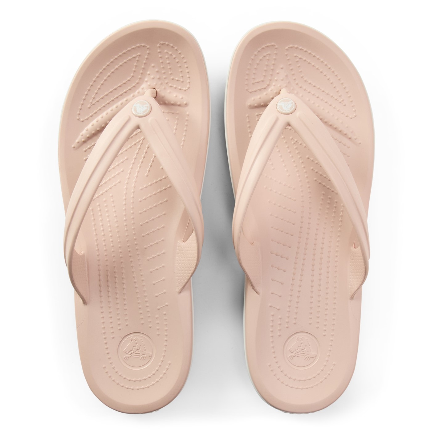 Crocs Off White 1887051 Crocbrand Flip Flop - 4