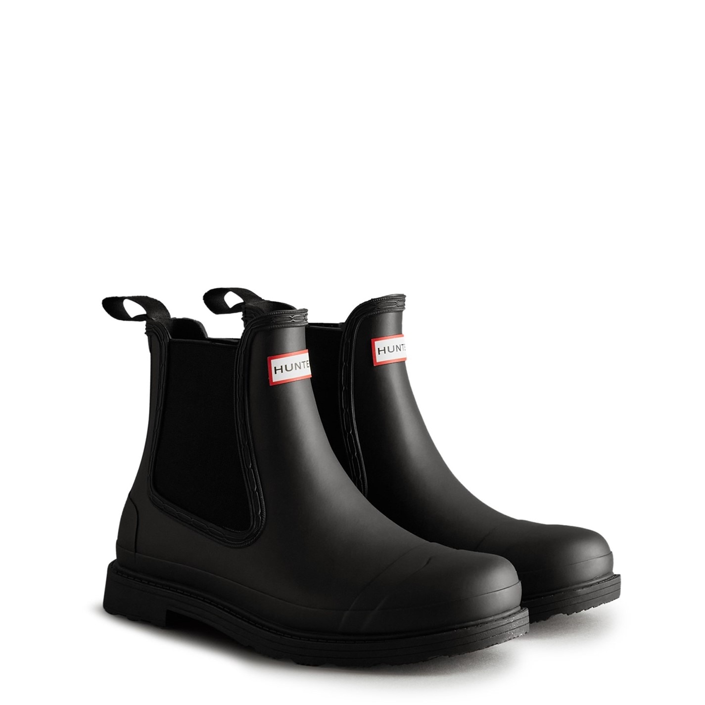 Gumáky Hunter Black 7480072 Commando Chelsea Boots - 2