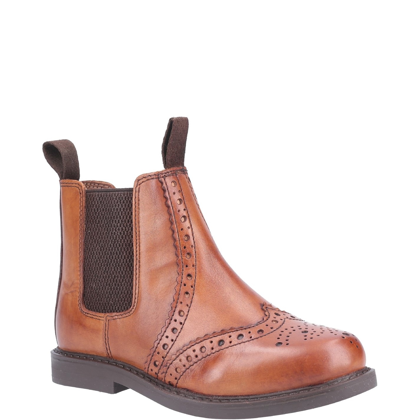 Cotswold Nympsfield Brogue Pull On Chelsea Boots - 2
