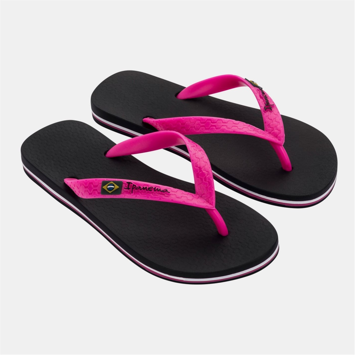 Ipanema black pink 3985058 Classic Brazil II Fem Flip Flops - 1