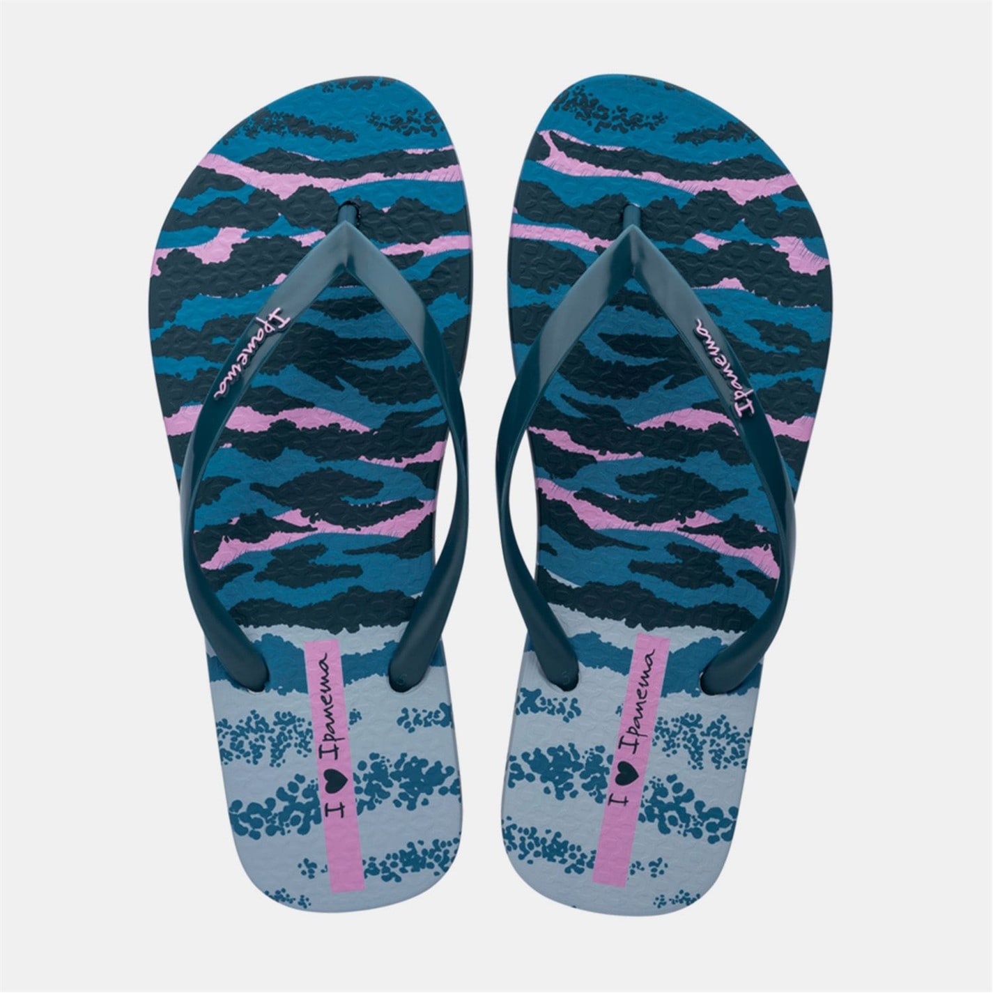 Ipanema Blue 3880054 Animal Print VI Fem Flip Flops - 2