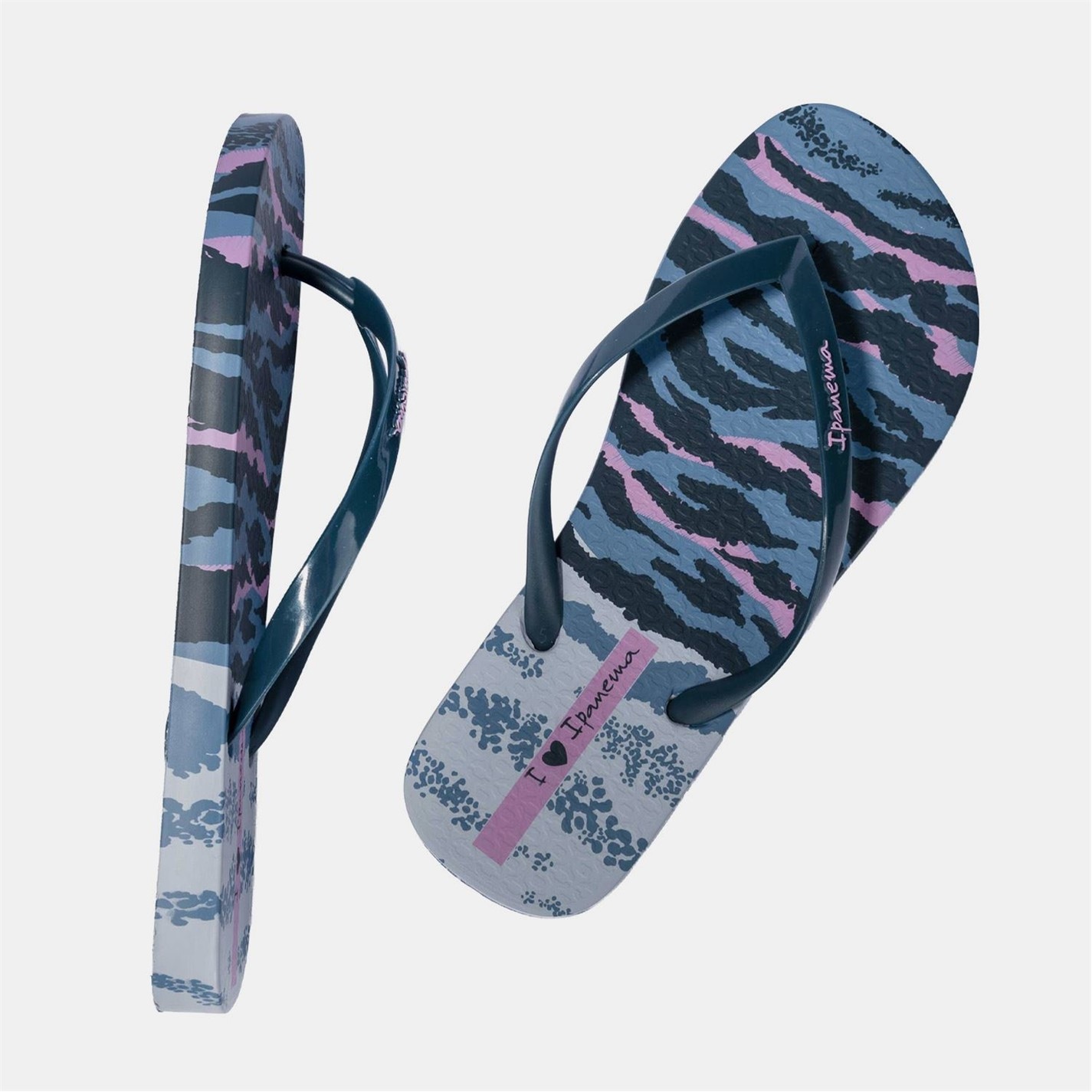 Ipanema Blue 3880054 Animal Print VI Fem Flip Flops - 3