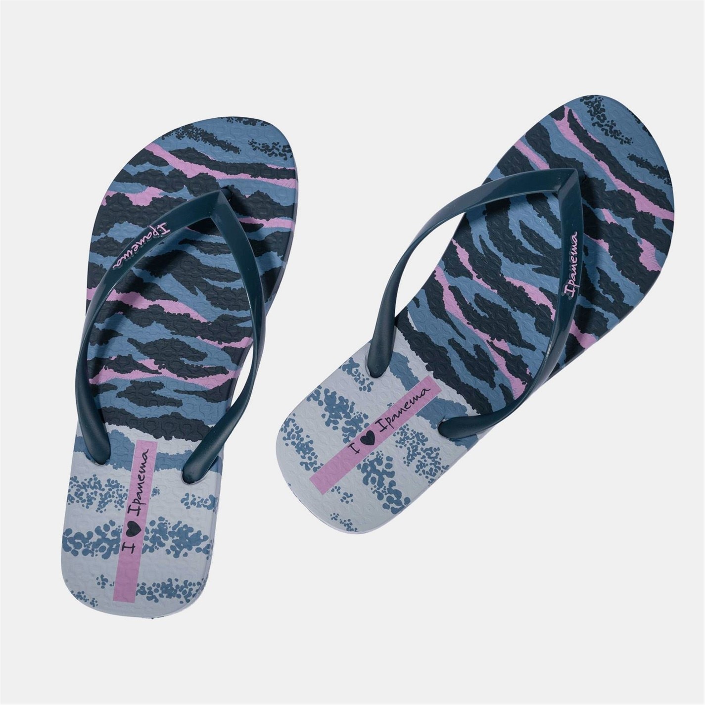 Ipanema Blue 3880054 Animal Print VI Fem Flip Flops - 4