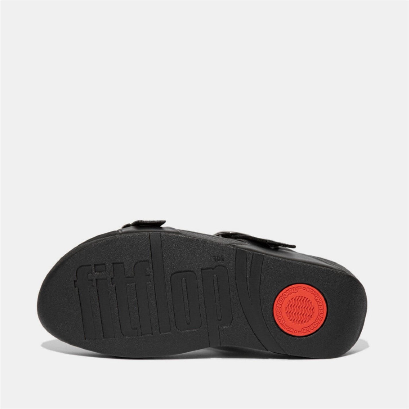 Fitflop Black 1140378 Lulu Adjustable Leather Sliders - 4