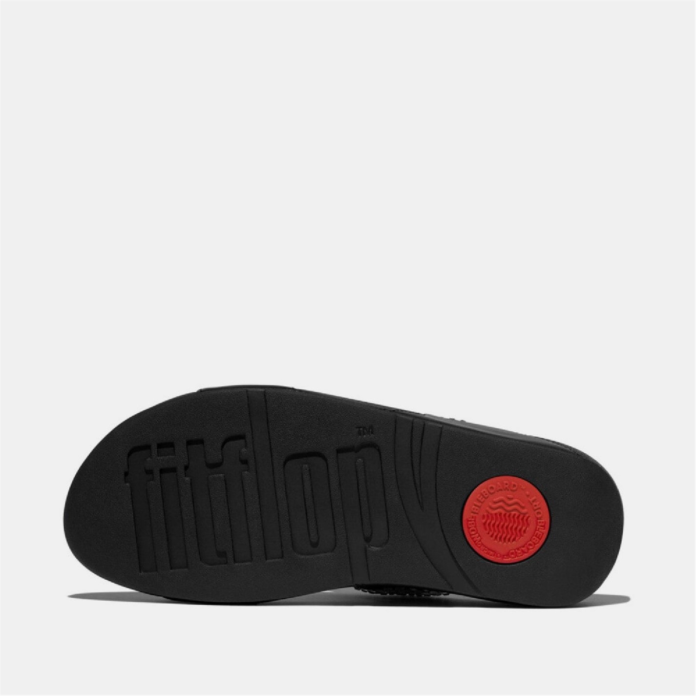 FitFlop Black 7360291 Lulu Maxi-Crystal Two-Bar Sliders - 4