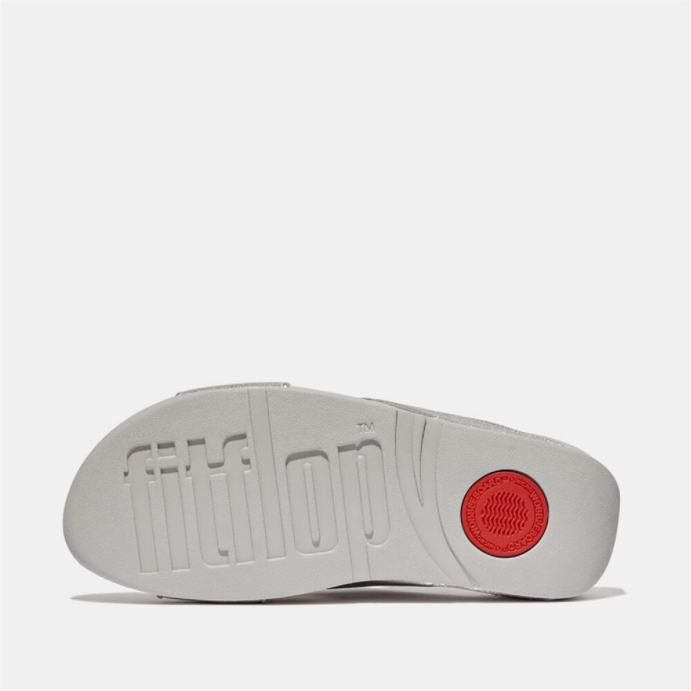 FitFlop Silver 2470547 Lulu Glitterdust Cross Sliders - 4