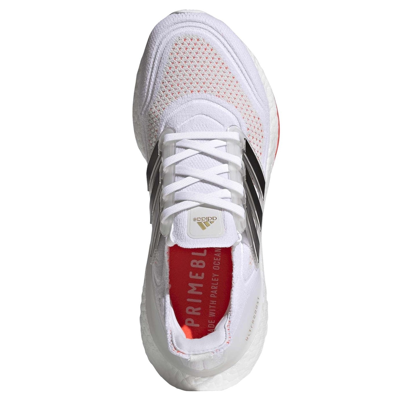 adidas White Black 3395473 Ultraboost 21 Running Shoes - 5