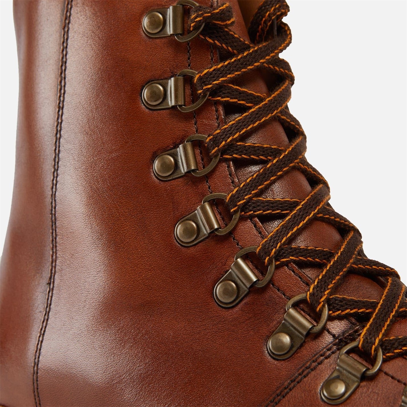 Boty Grenson Tan 848140 Nanette Hand Painted Leather Hiking Style Boots - 4