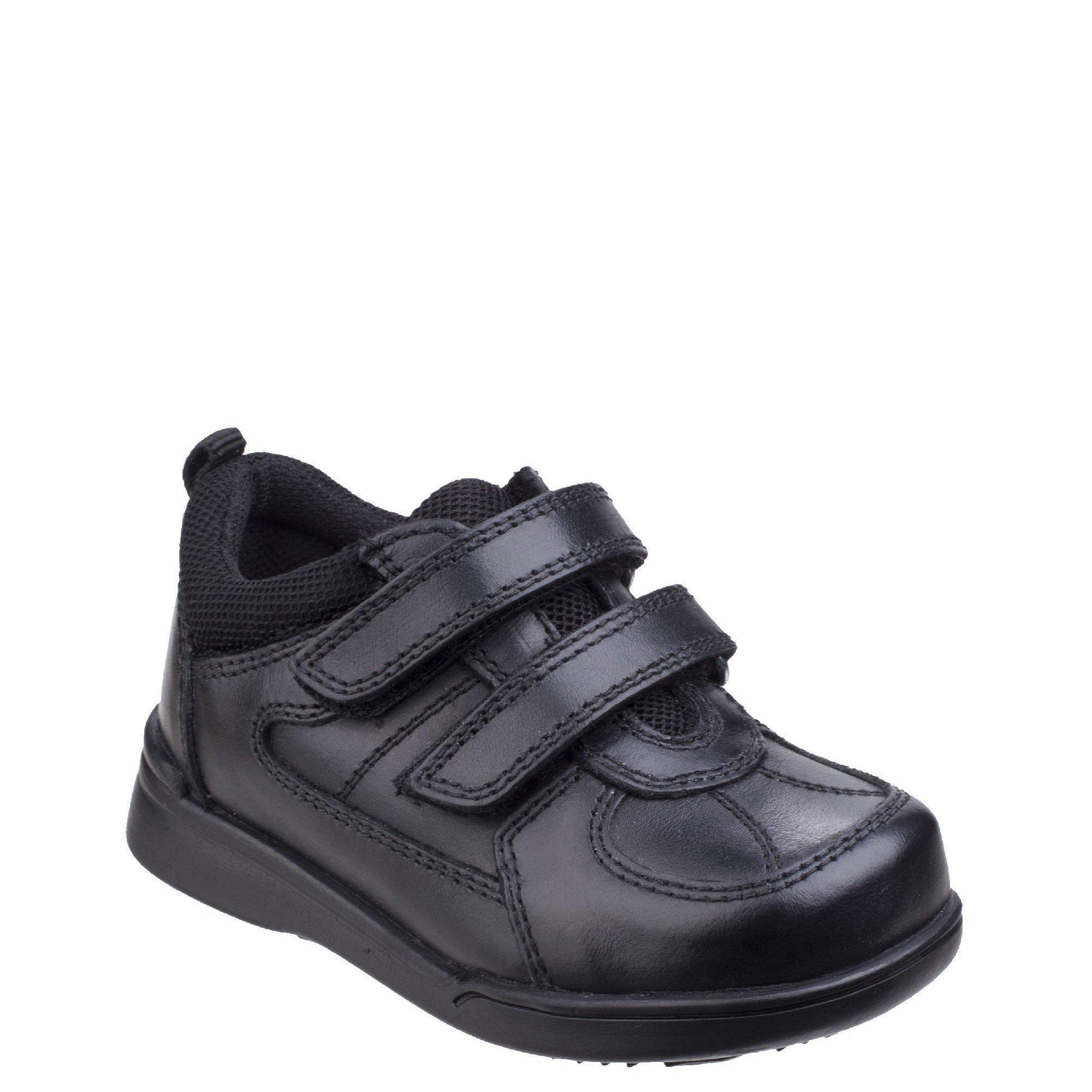 Boty Hush Puppies Black 2377750 Liam Infant School Shoe - 2