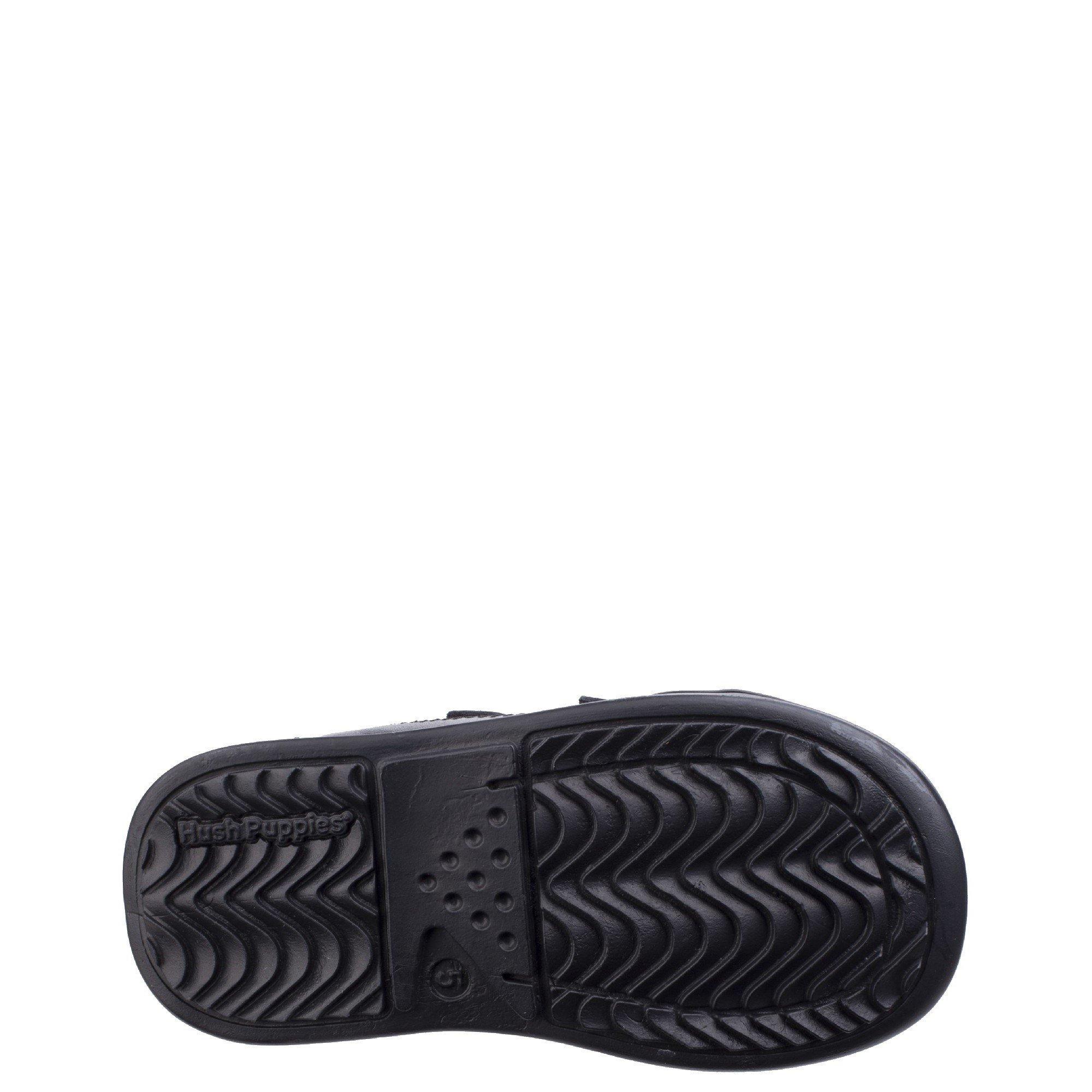 Boty Hush Puppies Black 2377750 Liam Infant School Shoe - 4